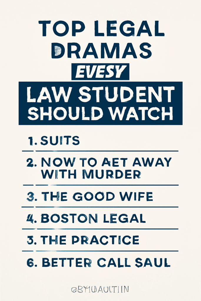 Top Legal Dramas Every Law Student Should Watch