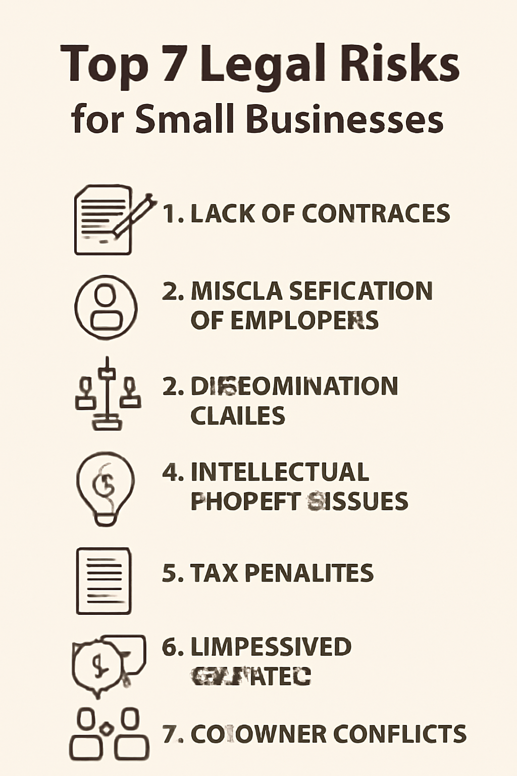 Top 7 Legal Consult Risks for Small Businesses