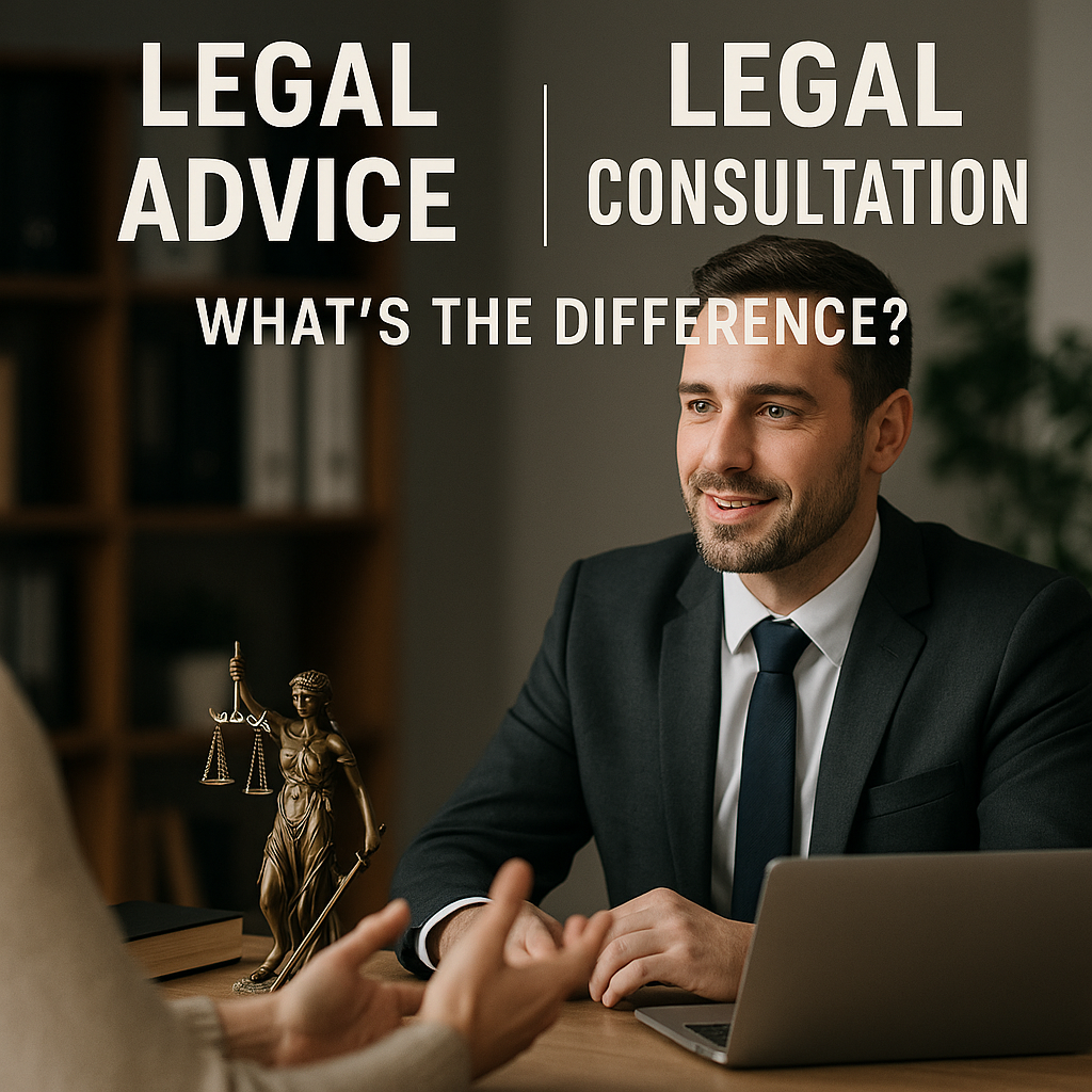 Legal Advice vs. Legal Consultation: What’s the Difference?
