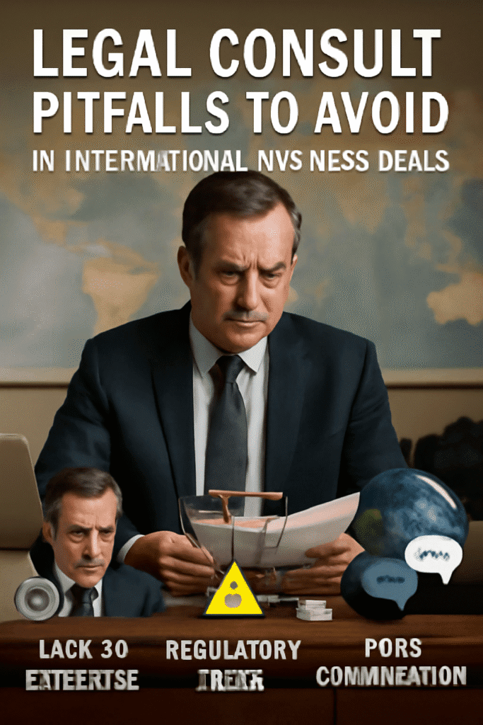 Legal Consult Pitfalls to Avoid in International Business Deals